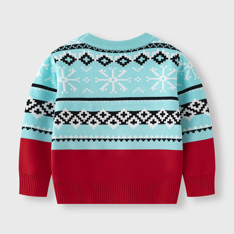 Snowman Baby Sweater for Cozy Festive Winter Looks