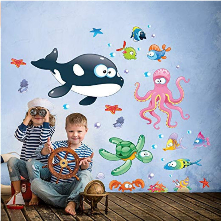 Removable Underwater Wall Stickers for Kids’ Rooms