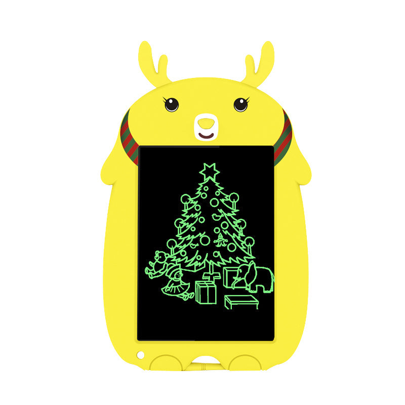9-Inch LCD Writing Board Reusable Reindeer Drawing Toy