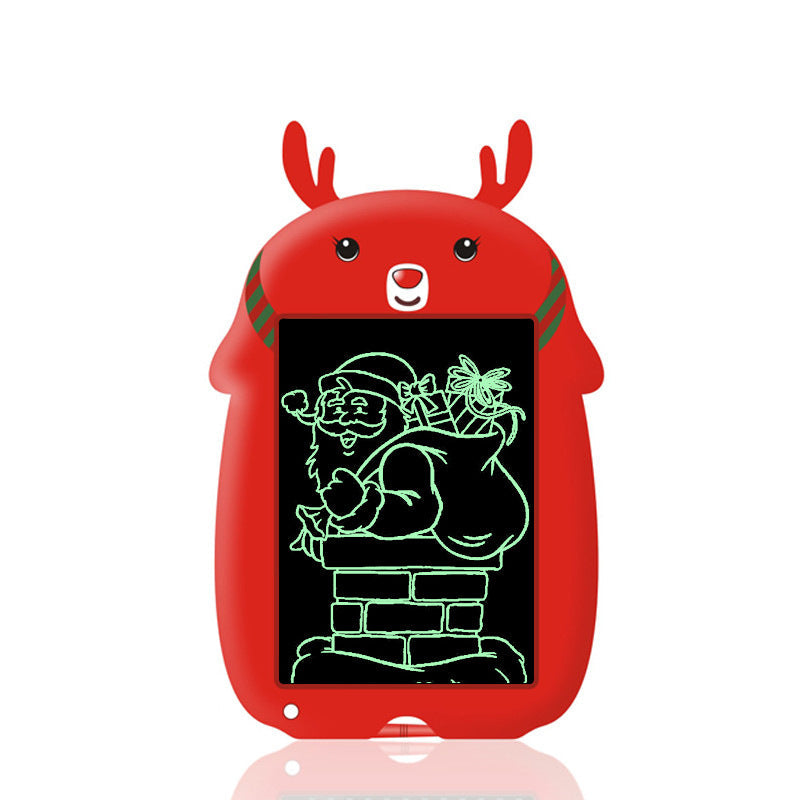 9-Inch LCD Writing Board Reusable Reindeer Drawing Toy