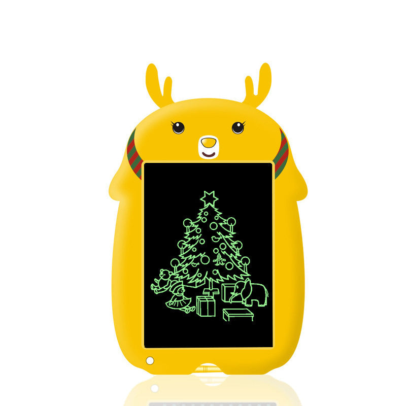 9-Inch LCD Writing Board Reusable Reindeer Drawing Toy