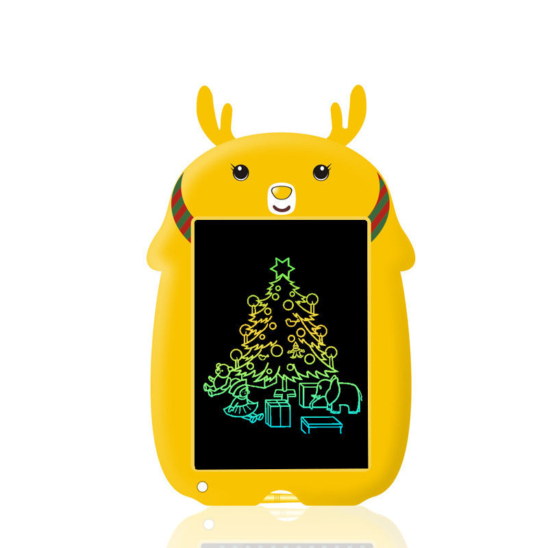 9-Inch LCD Writing Board Reusable Reindeer Drawing Toy