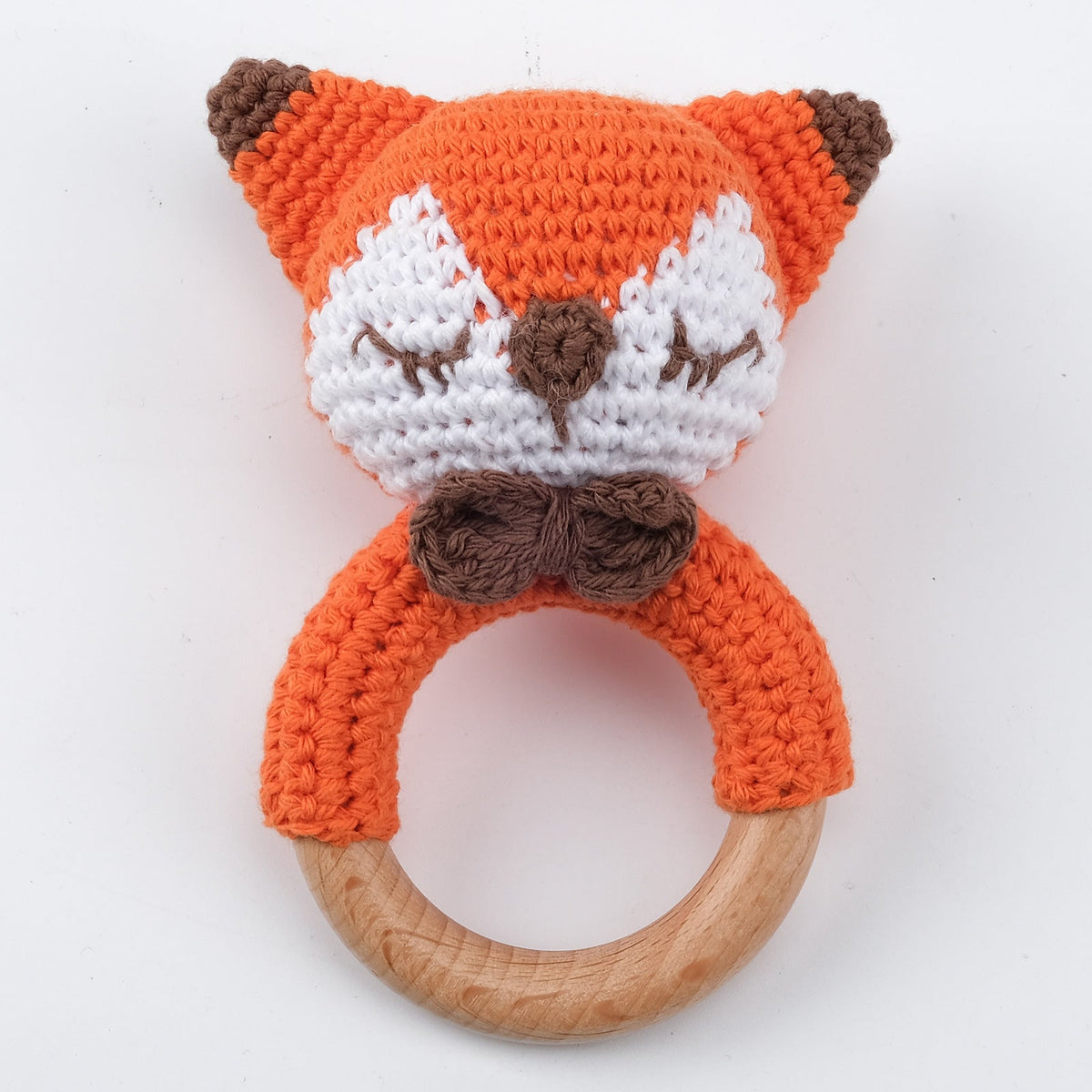 Personalized Wooden Baby Rattle for Newborn Gifting