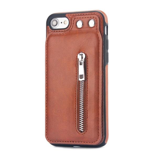 Rose Gold Faux Leather Wallet Case with Card Holder
