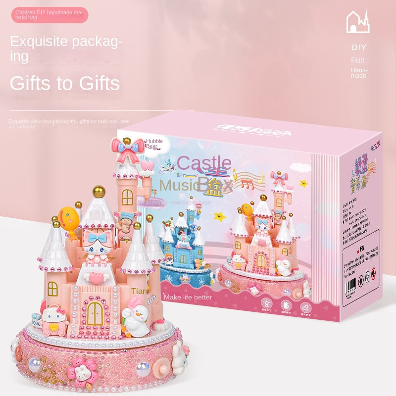 DIY Castle Music Box Kit for Screen-Free Creative Fun