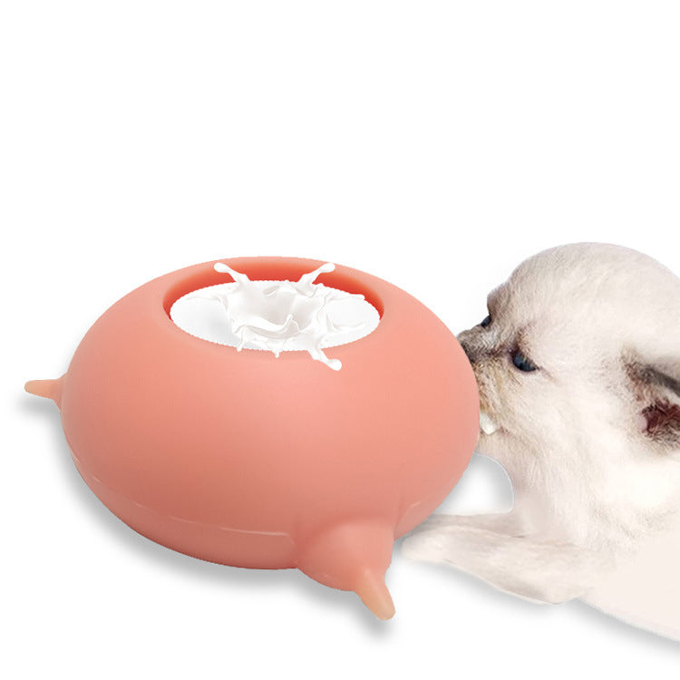 Bionic Silicone Pet Feeder Bowl for Milk and Water