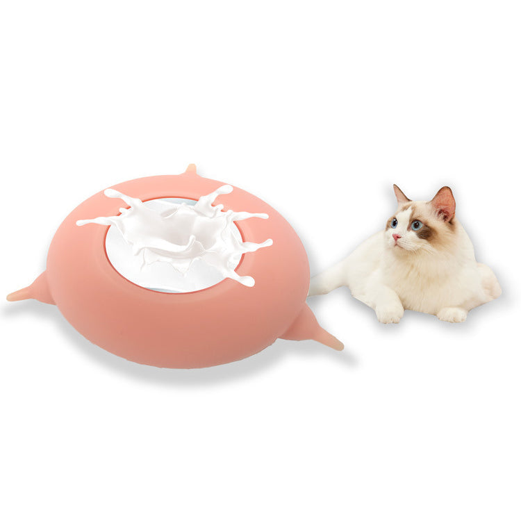 Bionic Silicone Pet Feeder Bowl for Milk and Water