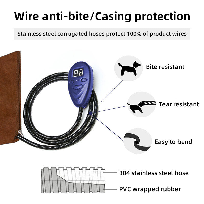 Pet Heating Pad With Adjustable Temperature Control