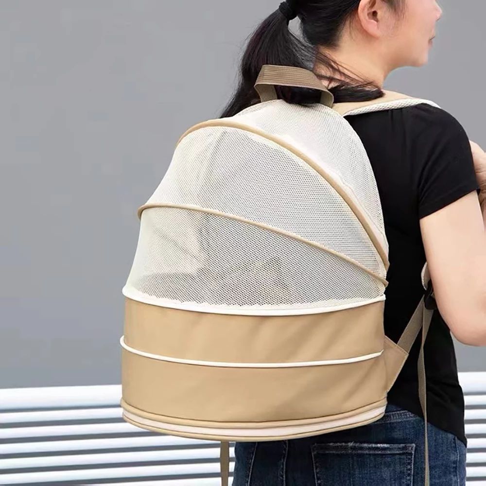 Expandable Pet Carrier Backpack for Hands-Free Travel