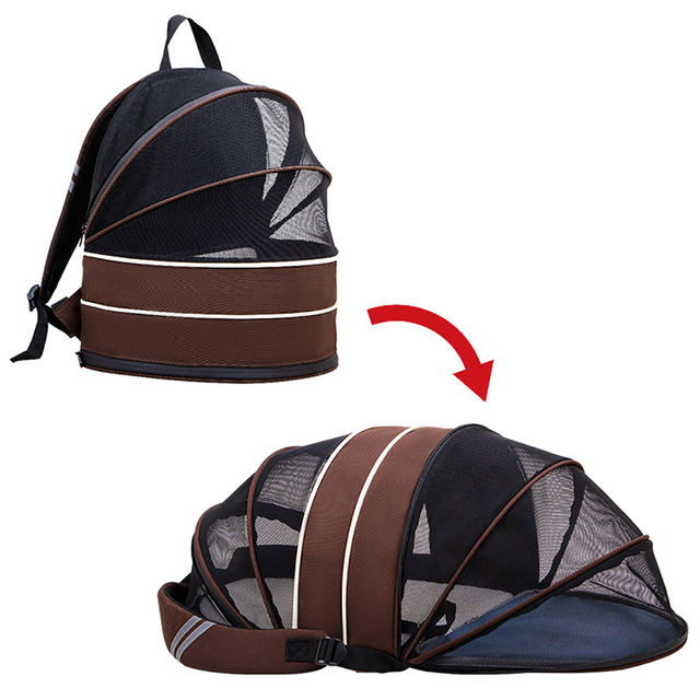 Expandable Pet Carrier Backpack for Hands-Free Travel