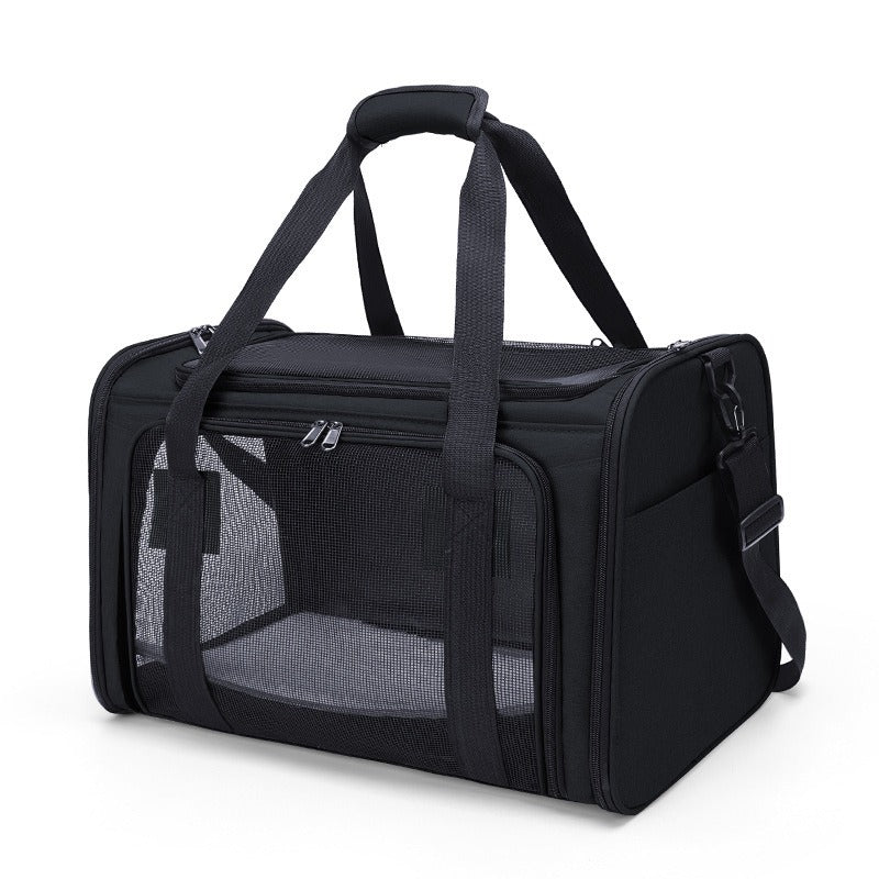 Cat Carrier Bag with Breathable Mesh for Easy Travel