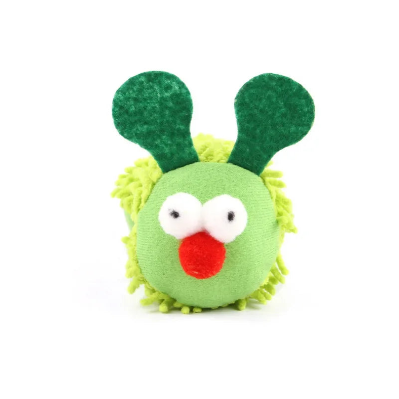 Cat Caterpillar Chew Toy for Indoor Play & Enrichment