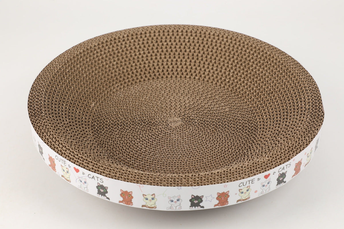 Cat Scratching Bowl for Claw Care and Cozy Lounging