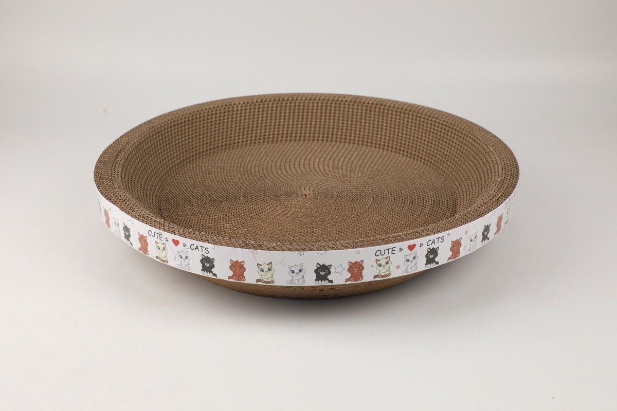 Cat Scratching Bowl for Claw Care and Cozy Lounging