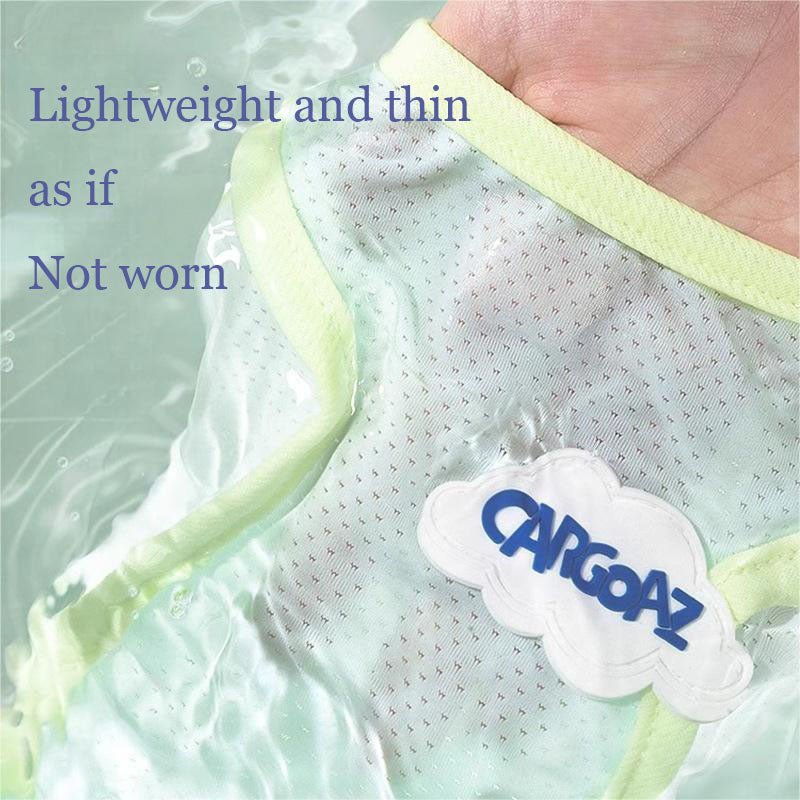 Cooling Mesh Pet Vest for Summer Comfort and Sun Cover