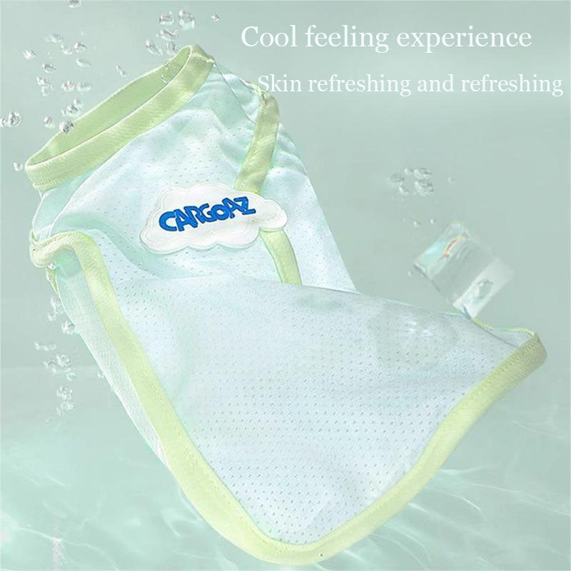 Cooling Mesh Pet Vest for Summer Comfort and Sun Cover