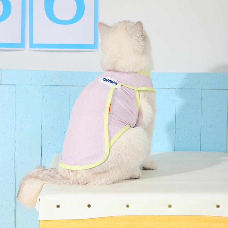 Cooling Mesh Pet Vest for Summer Comfort and Sun Cover
