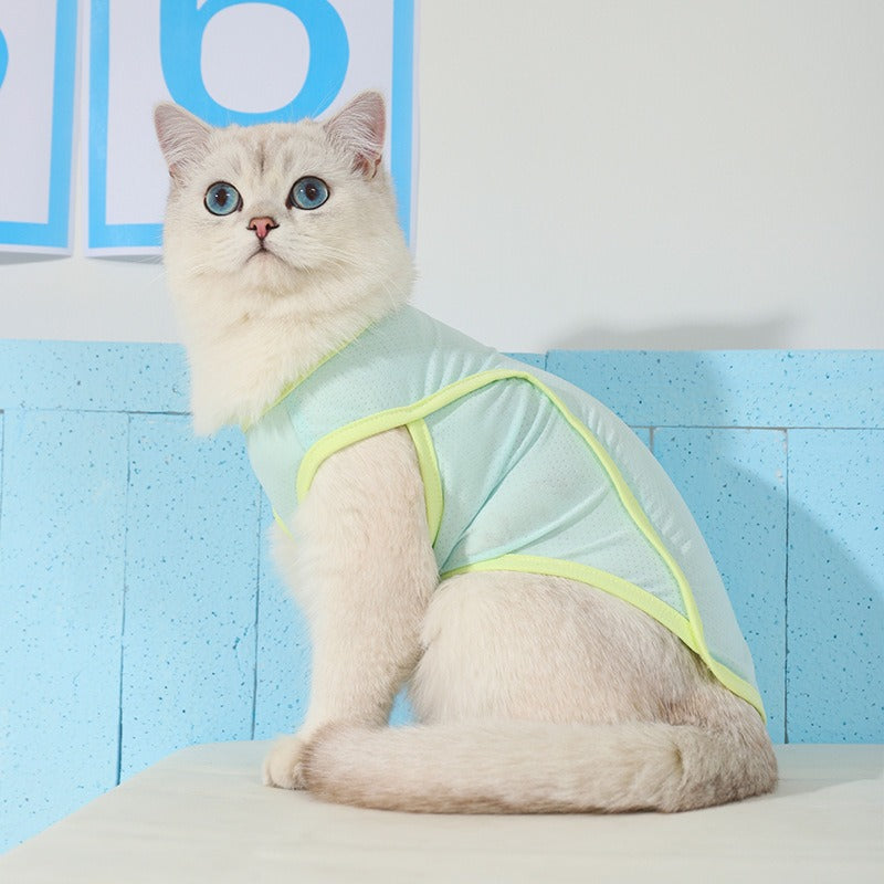 Cooling Mesh Pet Vest for Summer Comfort and Sun Cover