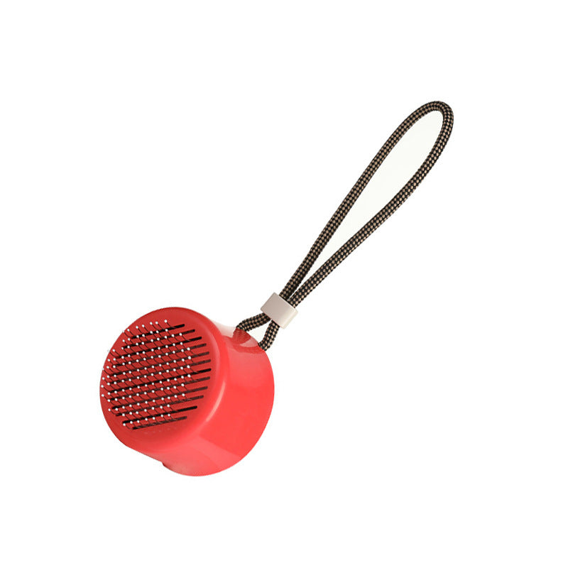 Cat Comb Brush: Press-To-Clean Loose Fur Grooming Tool