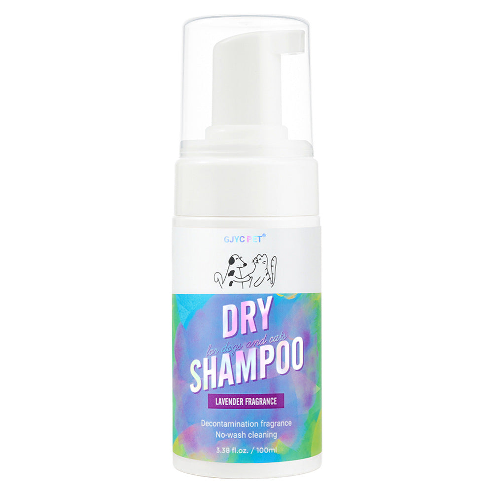 Pet Dry Shampoo Foam for No-Rinse Coat Freshening