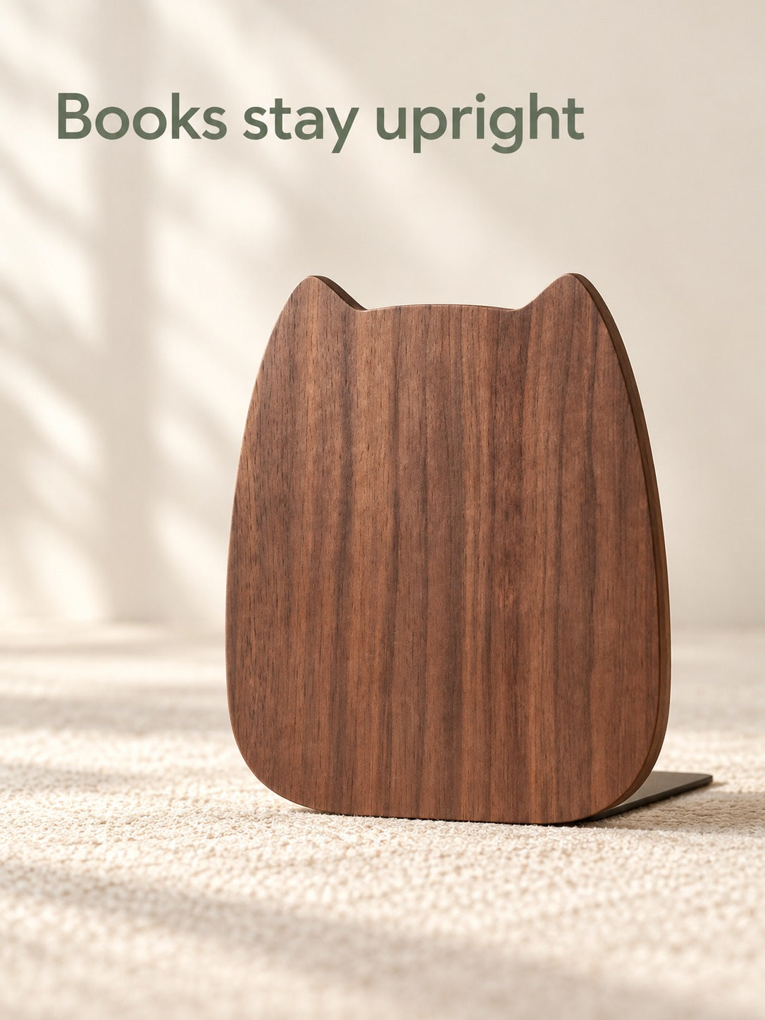 Cat Ear Wooden Desk Book Stand That Keeps Books Upright
