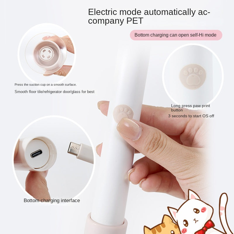 Automatic Cat Toy Wand for Hands-Free Indoor Play