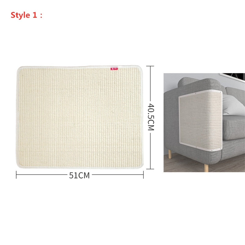 Cat Scratcher Sofa Protector | Sisal Furniture Pad
