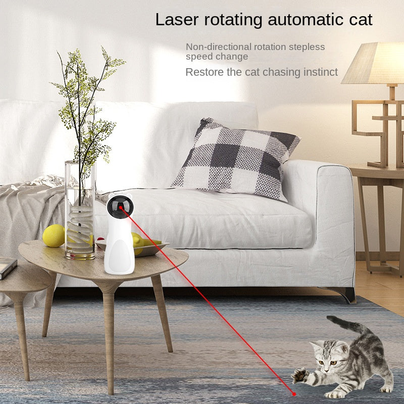 Automatic Cat Laser Toy for Timed Indoor Exercise