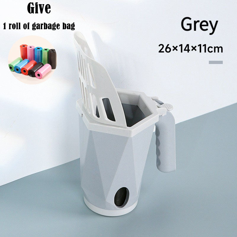 Self-Cleaning Cat Litter Scoop With Waste Storage
