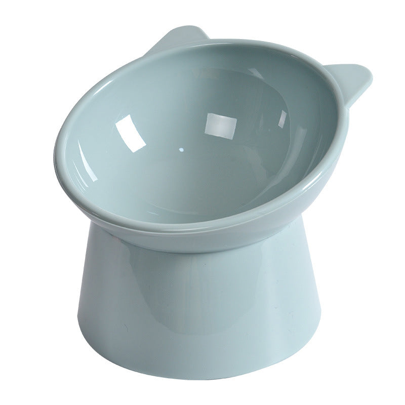 Elevated Slanted Cat Bowl for More Comfortable Feeding