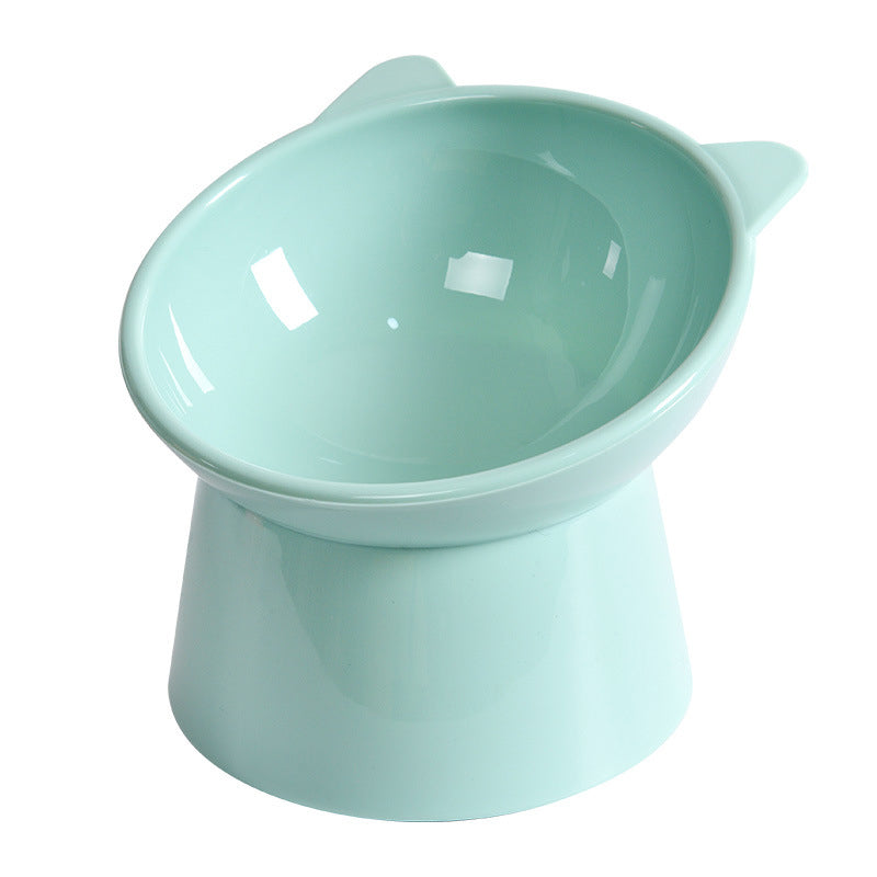 Elevated Slanted Cat Bowl for More Comfortable Feeding