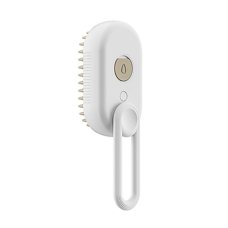 Electric Steam Pet Grooming Brush for Loose Hair Removal