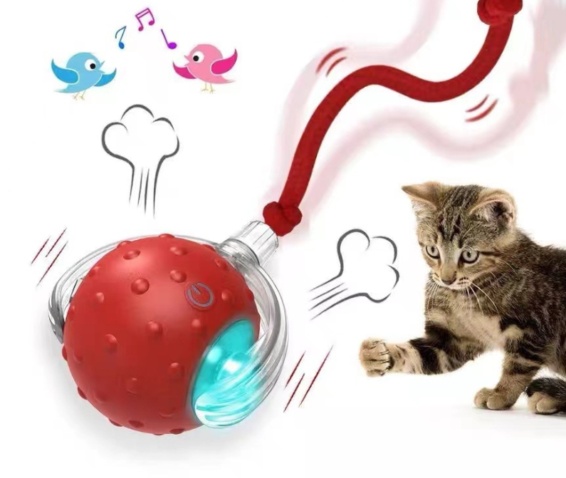 Electric Cat Ball Toy for Independent Indoor Play