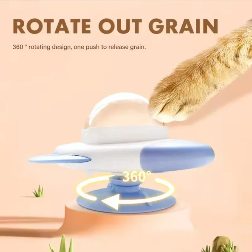 Interactive Cat Treat Ball for Slow, Engaging Play