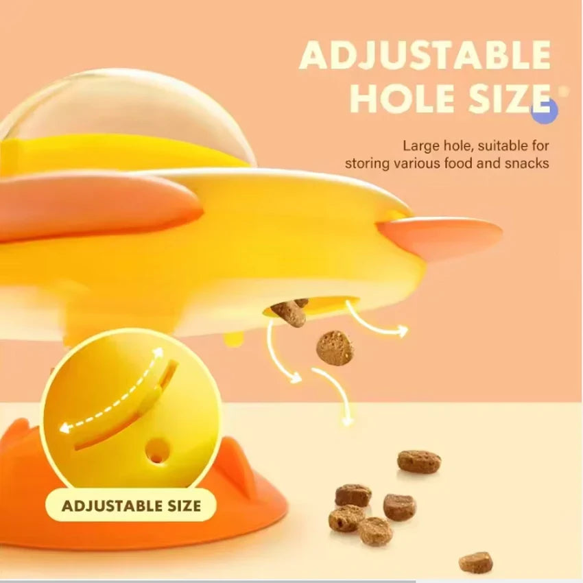 Interactive Cat Treat Ball for Slow, Engaging Play