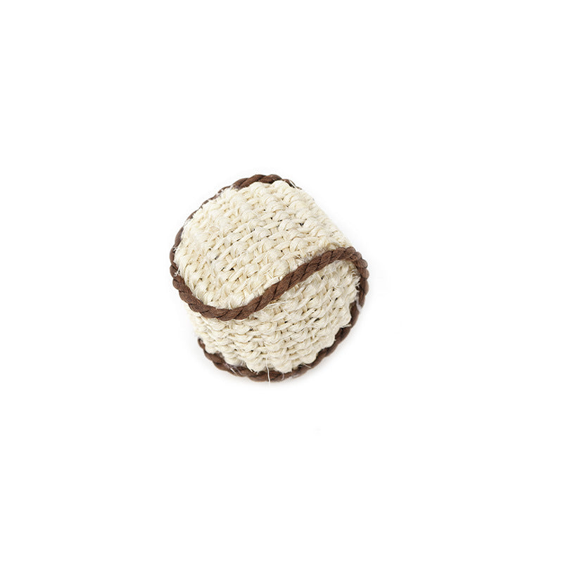 Sisal Ball Cat Toy for Indoor Active Tactile Play