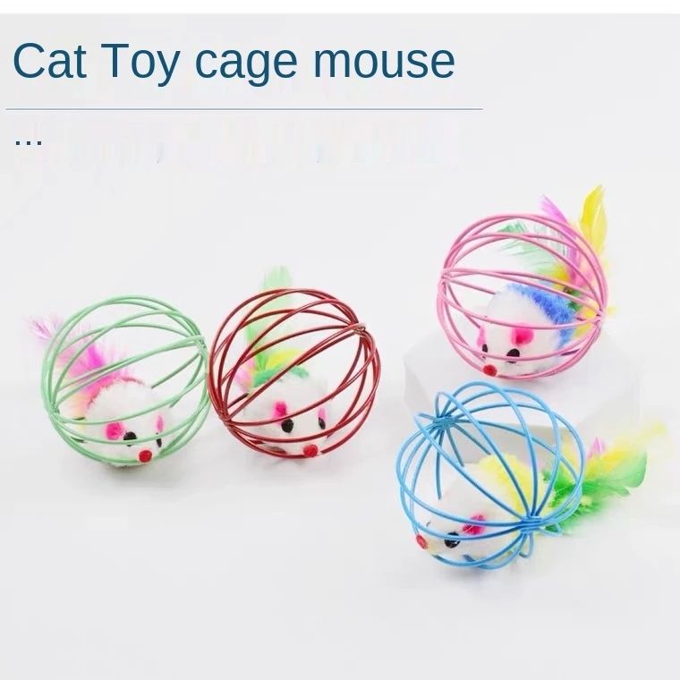 Interactive Cat Feather Toy for Indoor Chase and Play