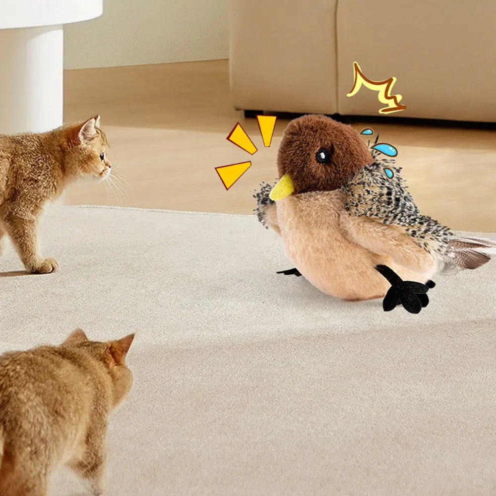 Interactive Cat Toy Bird for Indoor Boredom Relief