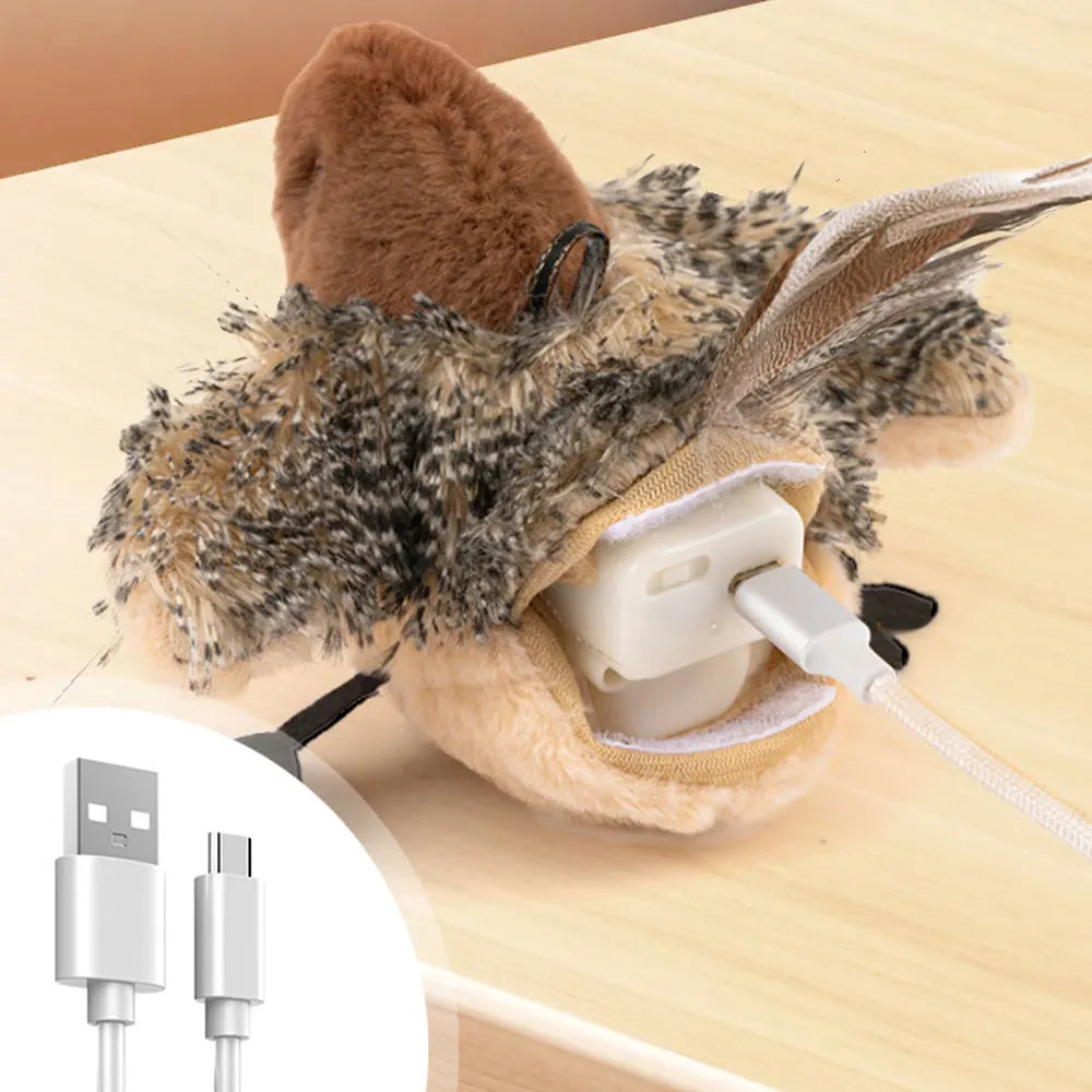 Interactive Cat Toy Bird for Indoor Boredom Relief