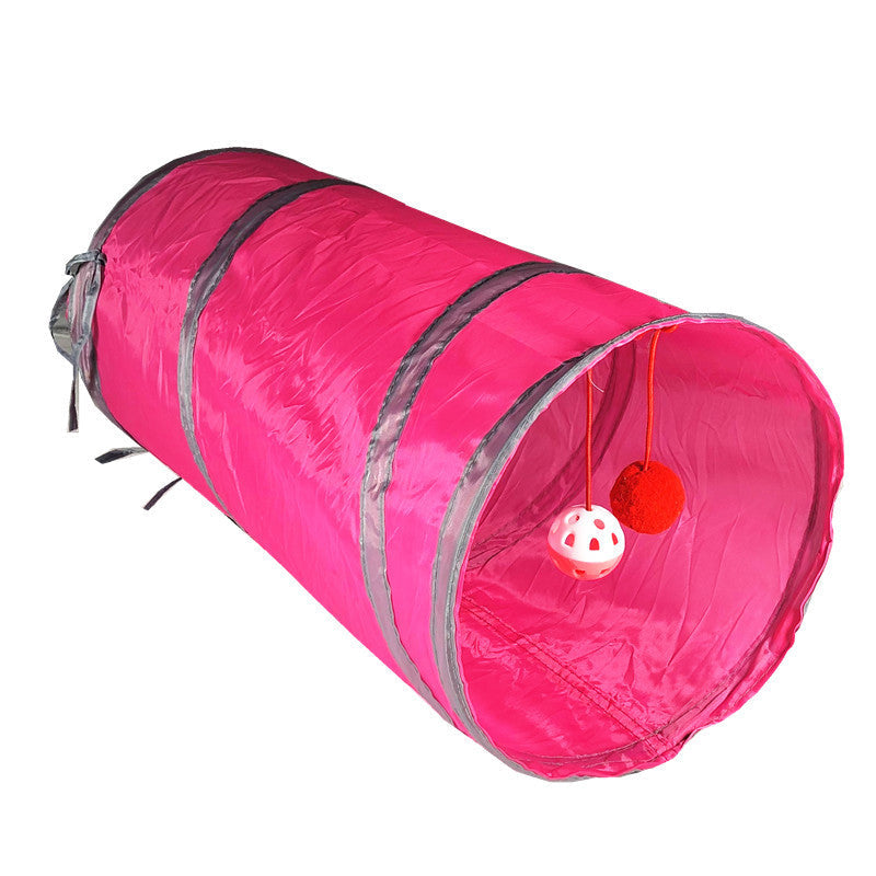 Foldable Cat Tunnel Toy for Indoor Chase & Hide Play