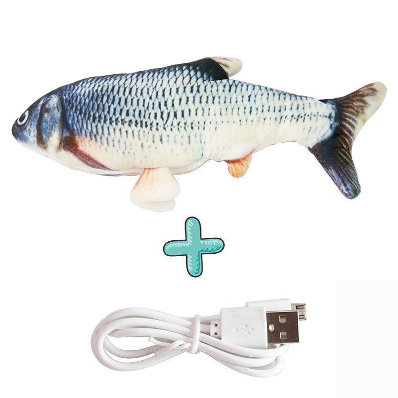 Interactive Fish Cat Toy for Indoor Play & Exercise