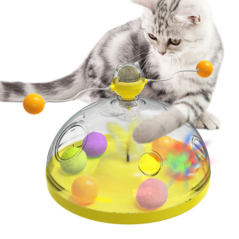 Interactive Cat Toy for Indoor Enrichment and Play