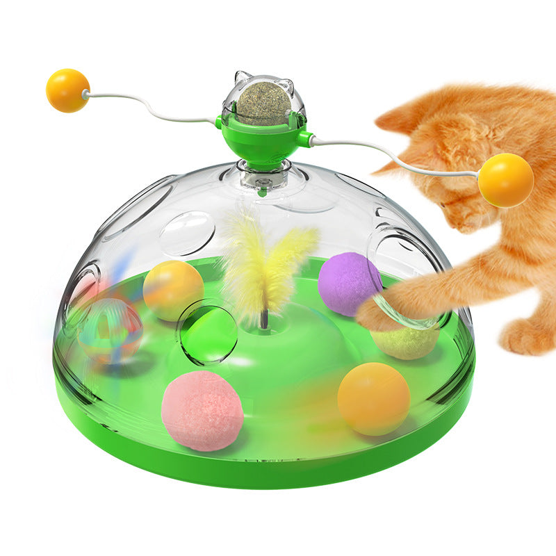 Interactive Cat Toy for Indoor Enrichment and Play
