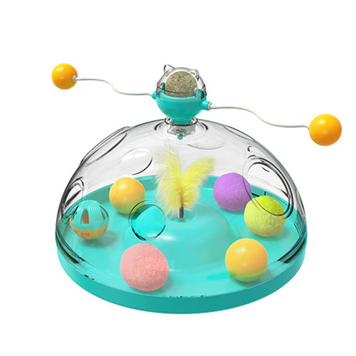 Interactive Cat Toy for Indoor Enrichment and Play