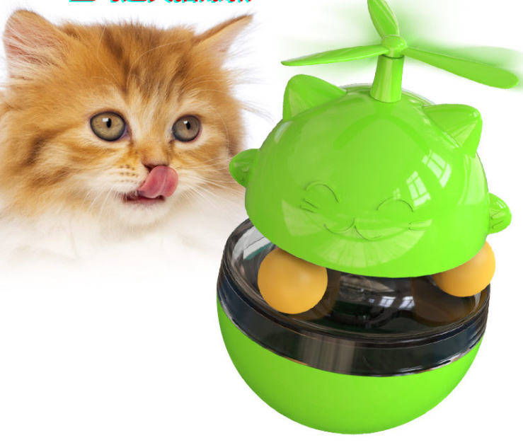Cat Slow Feeder Ball for Interactive Treat Playtime