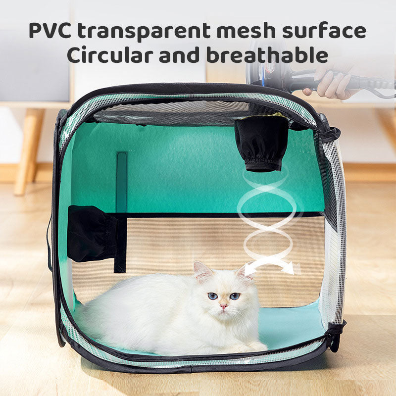 Pet Drying Cage for Cats & Dogs | Faster Grooming