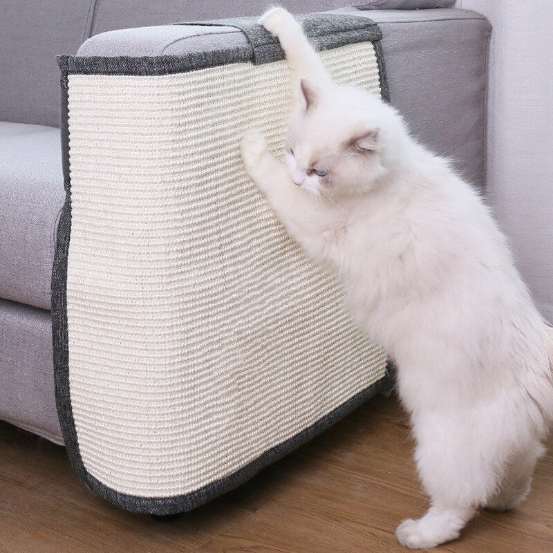 Cat Scratching Mat: Sofa Protection With Sisal Pad