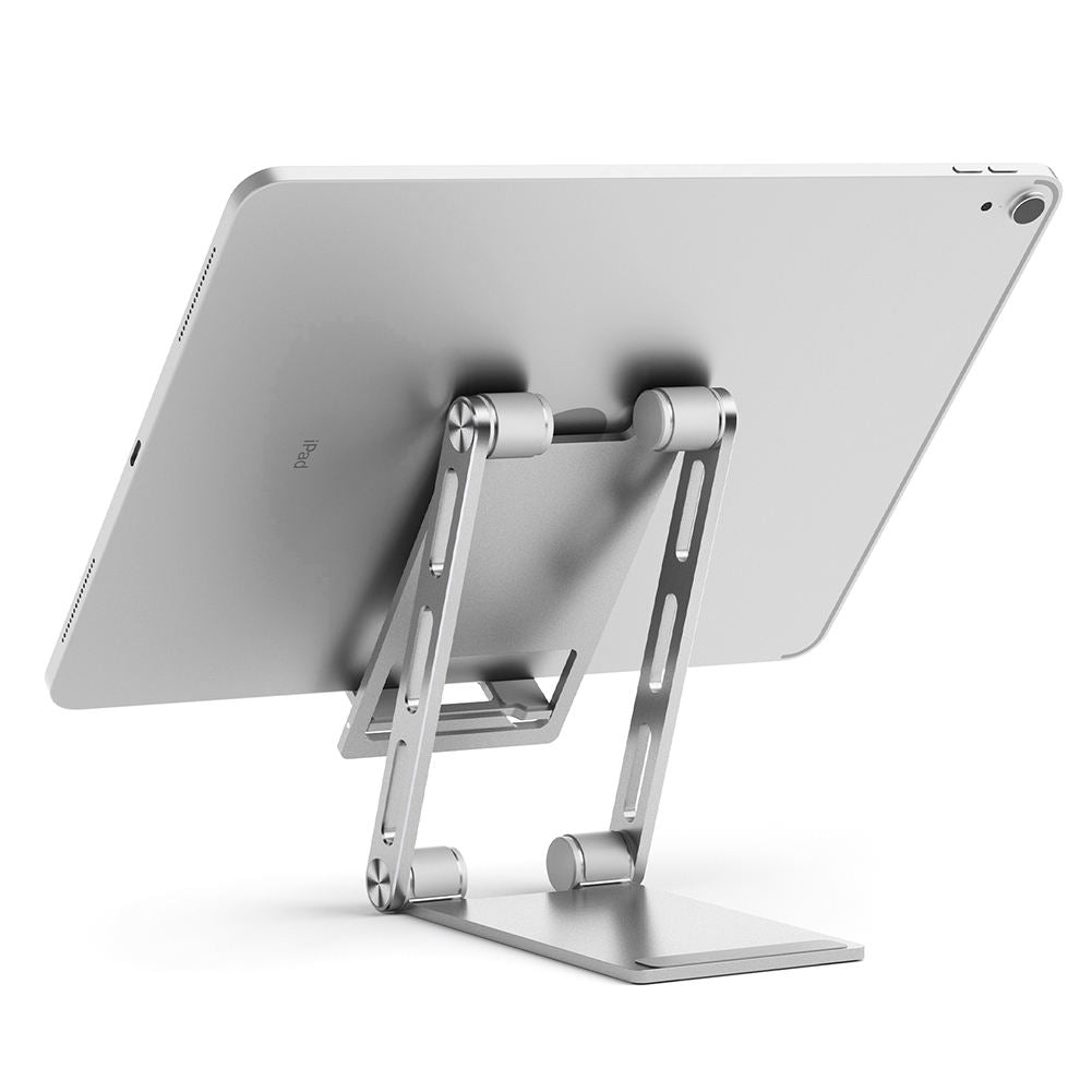 Foldable Aluminum Desk Stand for Phones and Tablets