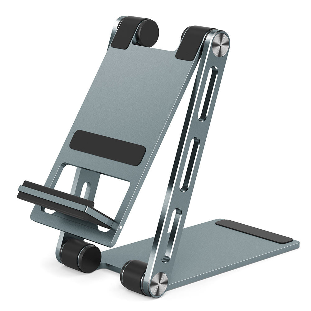 Foldable Aluminum Desk Stand for Phones and Tablets