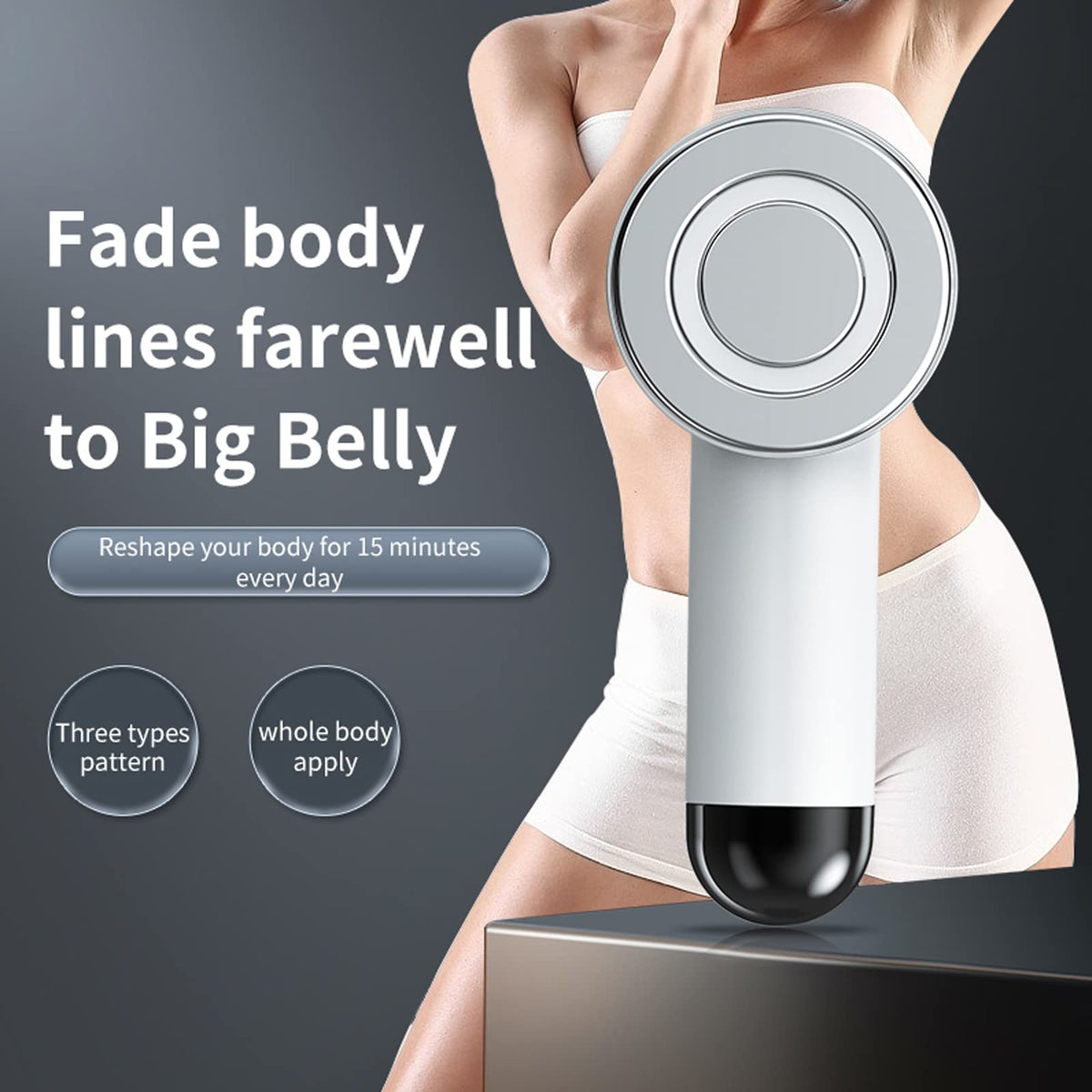 EMS RF Cellulite Massager: 3 Modes for Body Sculpting